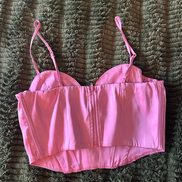 Pink Bustier Top - Picture 2 of 3